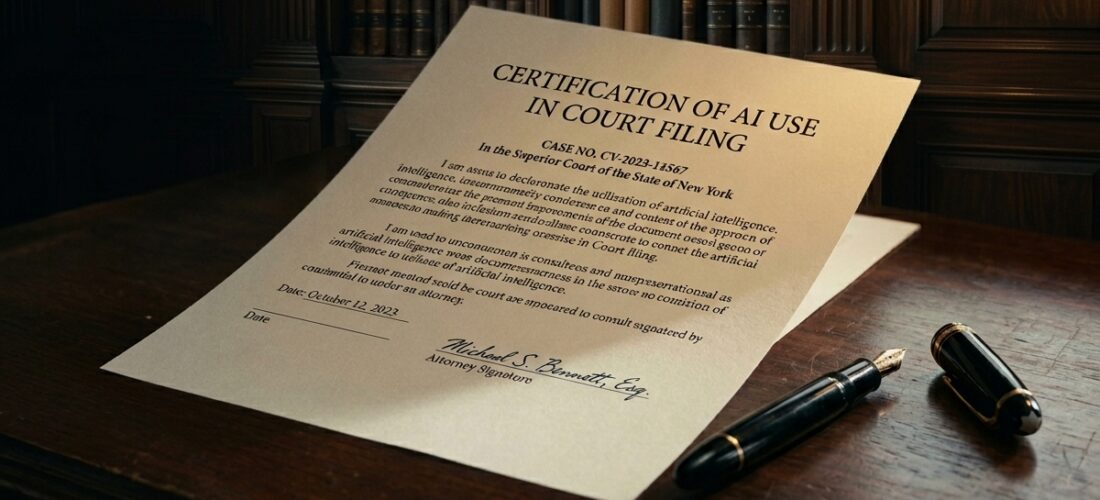 Florida AO 26-04: The Exact Certification Every Attorney Using AI Must File in 2026