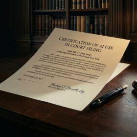 Florida AO 26-04: The Exact Certification Every Attorney Using AI Must File in 2026